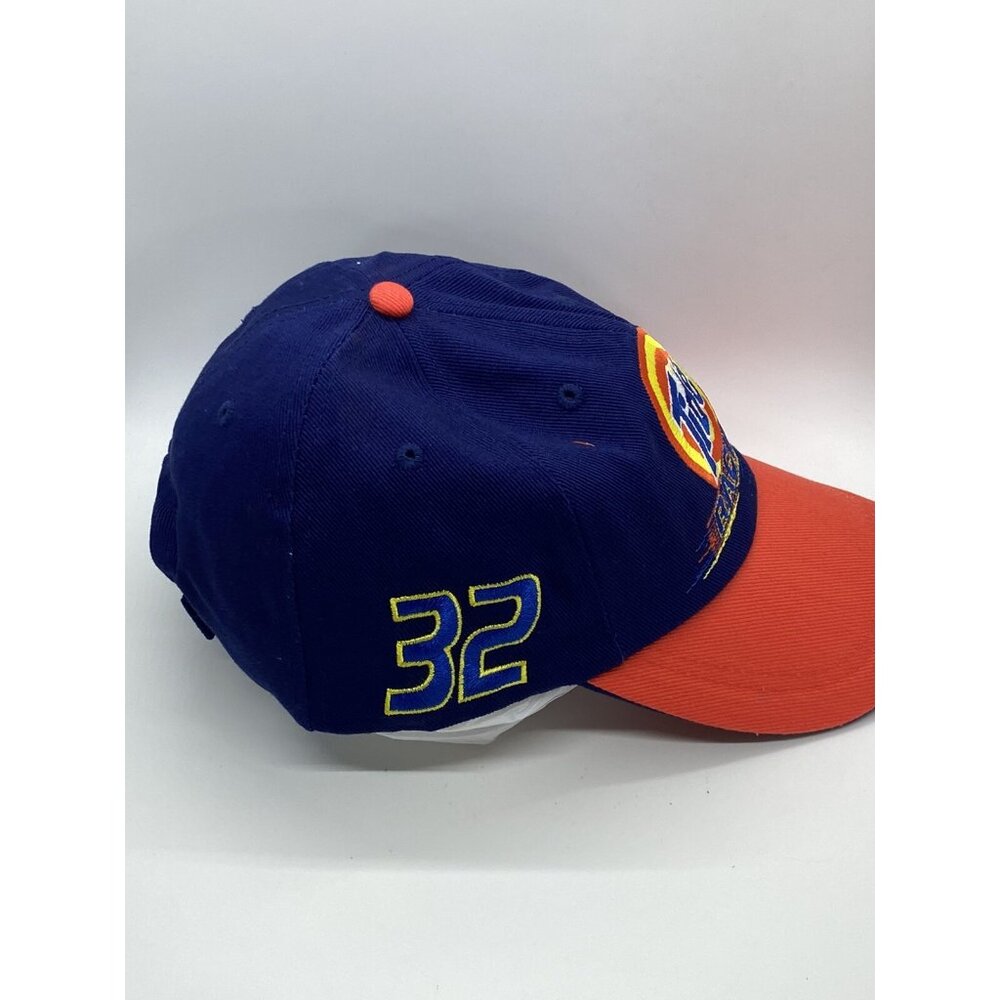 Tide Racing Blue Orange 32 Adjustable Adult Baseball Cap Hat Hook-Loop Downey - Picture 12 of 14
